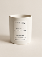 Vanille + Cassia Bark coconut soy candle by Inner Light Creative