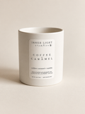 coffee caramel vanilla scented coconut soy candle hand-poured non toxic Ellensburg Washington Inner Light Creative