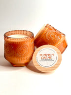 pumpkin creme spiced coconut soy candle hand-poured non toxic Ellensburg Washington Inner Light Creative