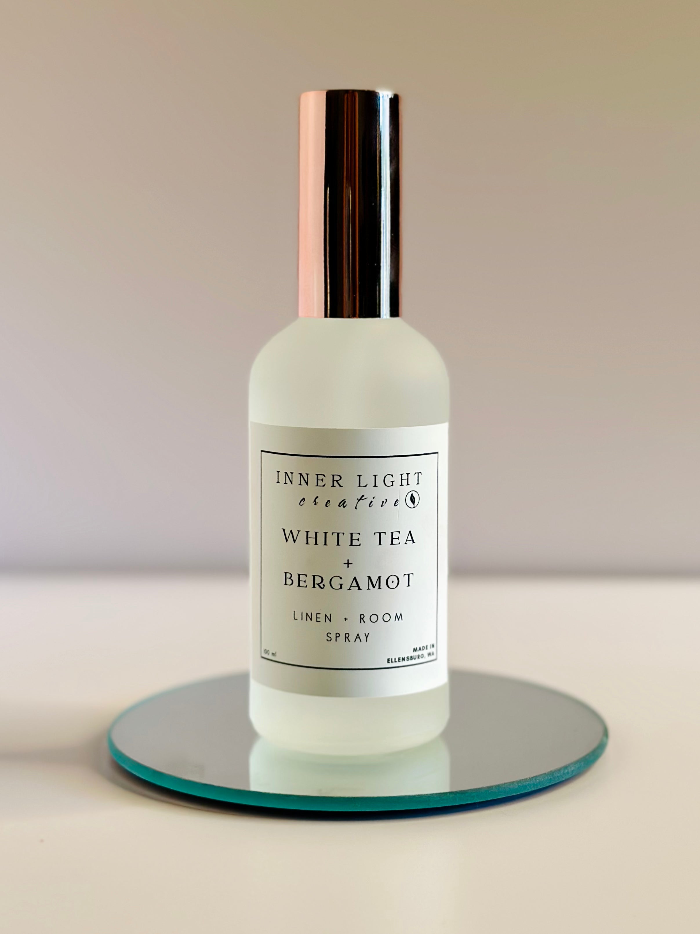 White Tea + Bergamot Linen + Room Spray 100mL